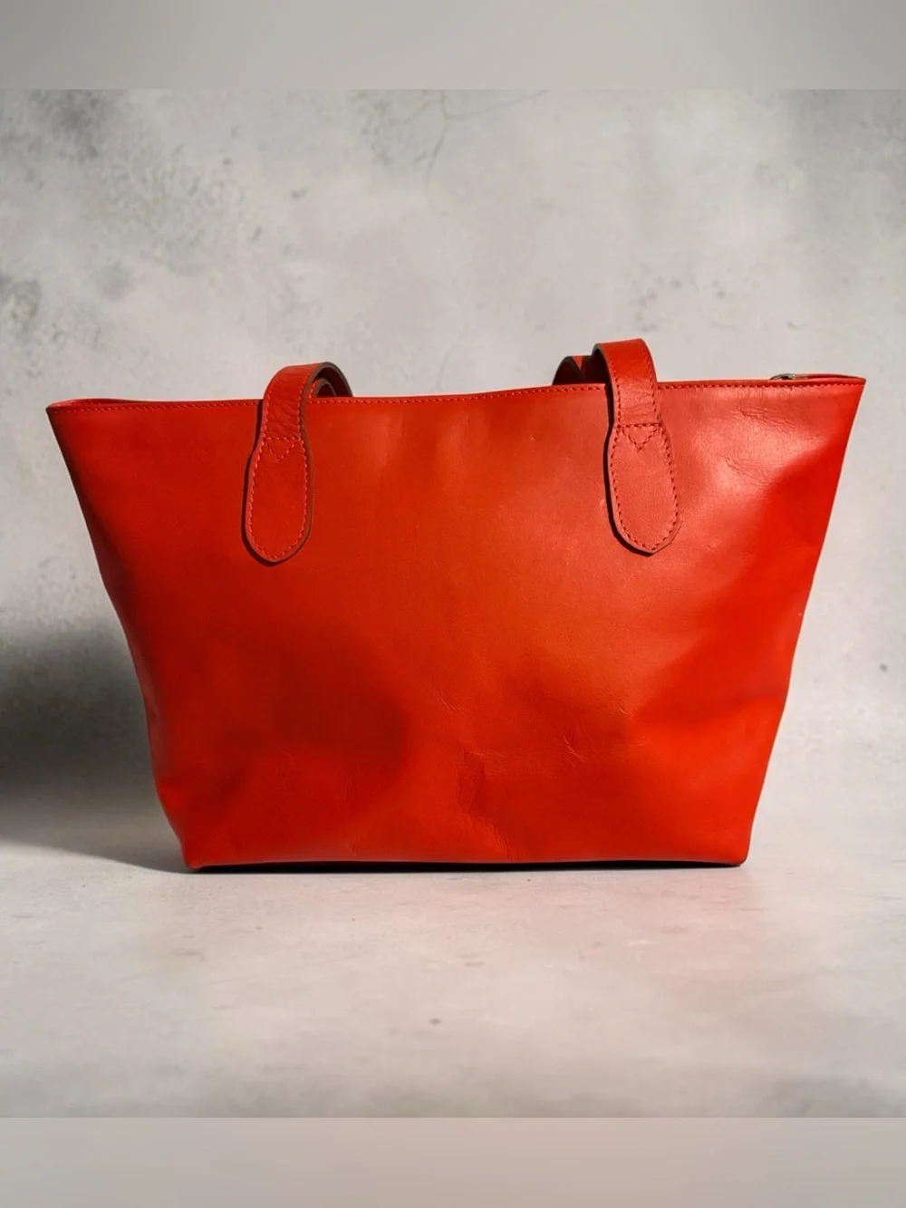 Women’s Red Leather Shoulder Bag
